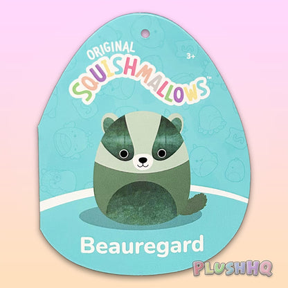 Squishmallows 8-Inch Beauregard the Velvet Badger