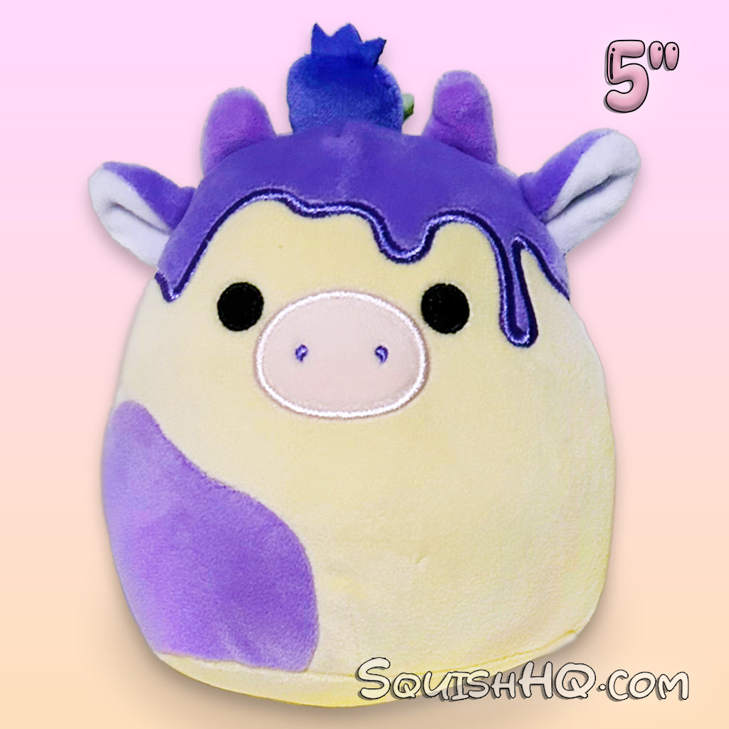 Squishmallows 5" Benito the Blueberry Cow