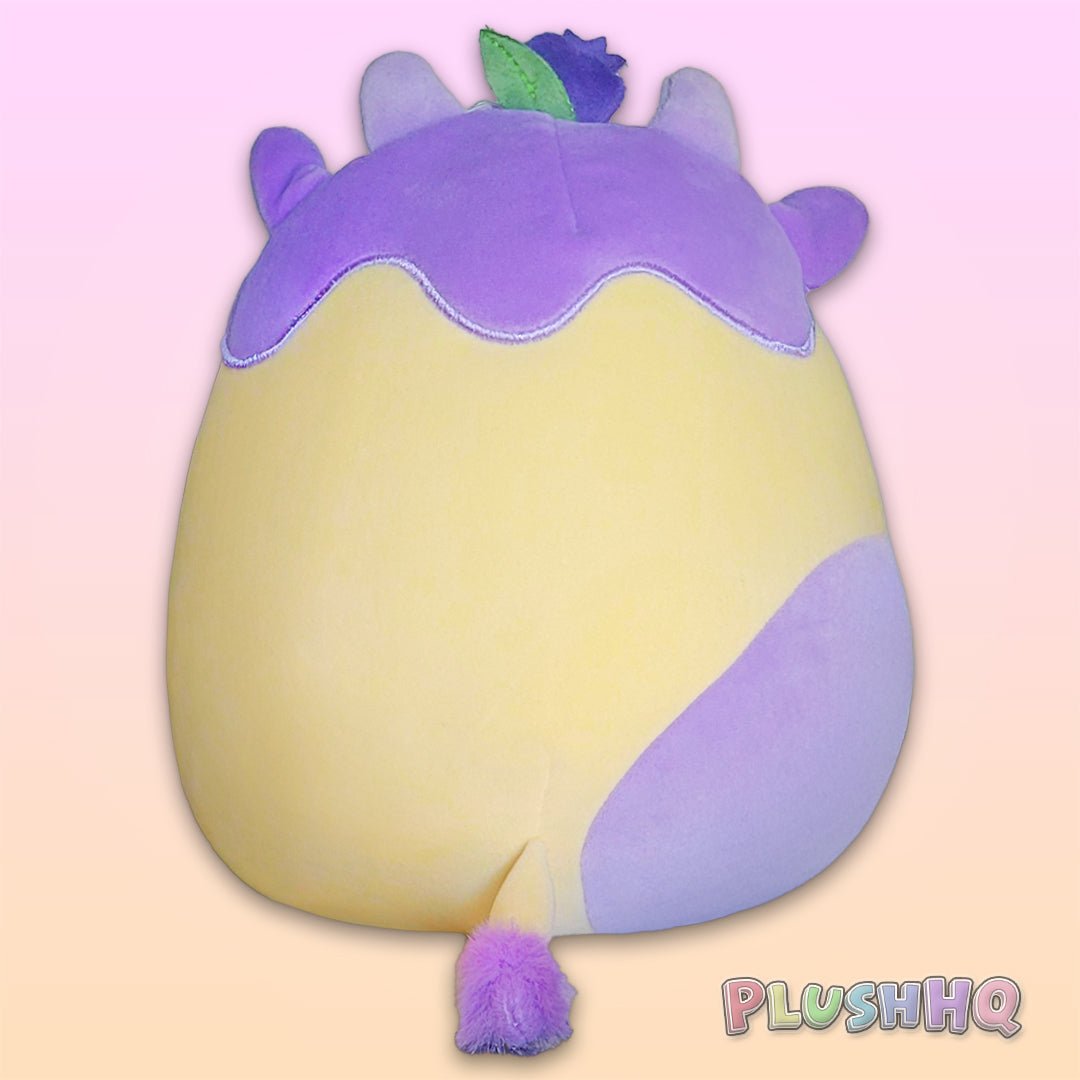 Squishmallows 8-Inch Benito the Blueberry Cow