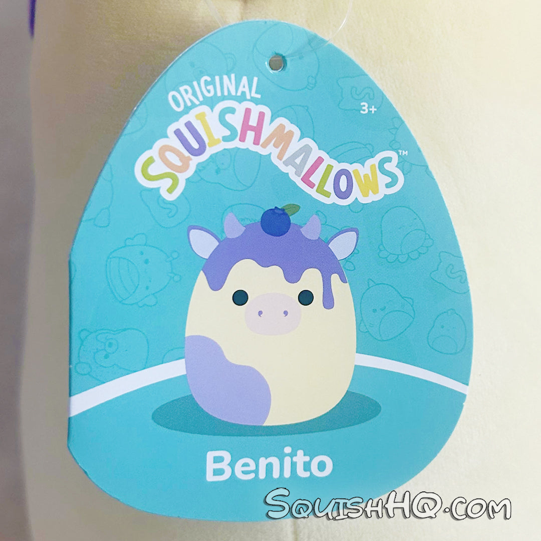 Squishmallows 12" Benito the Blueberry Cow