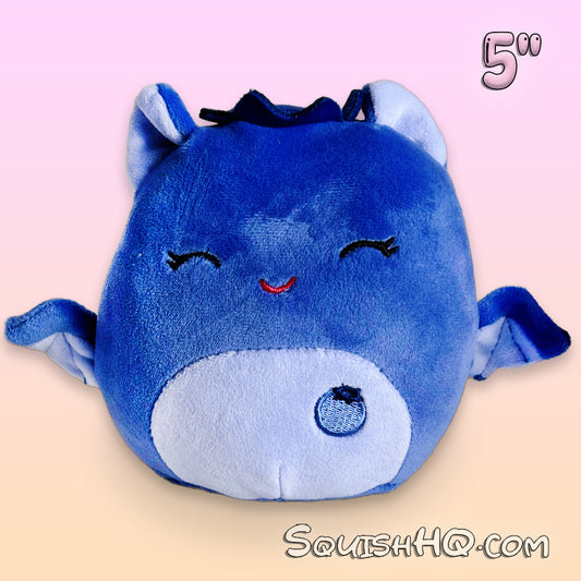 Squishmallows 5” Bessie the Blueberry Bat