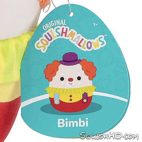 Squishmallows 8-Inch Bimbi the Clown