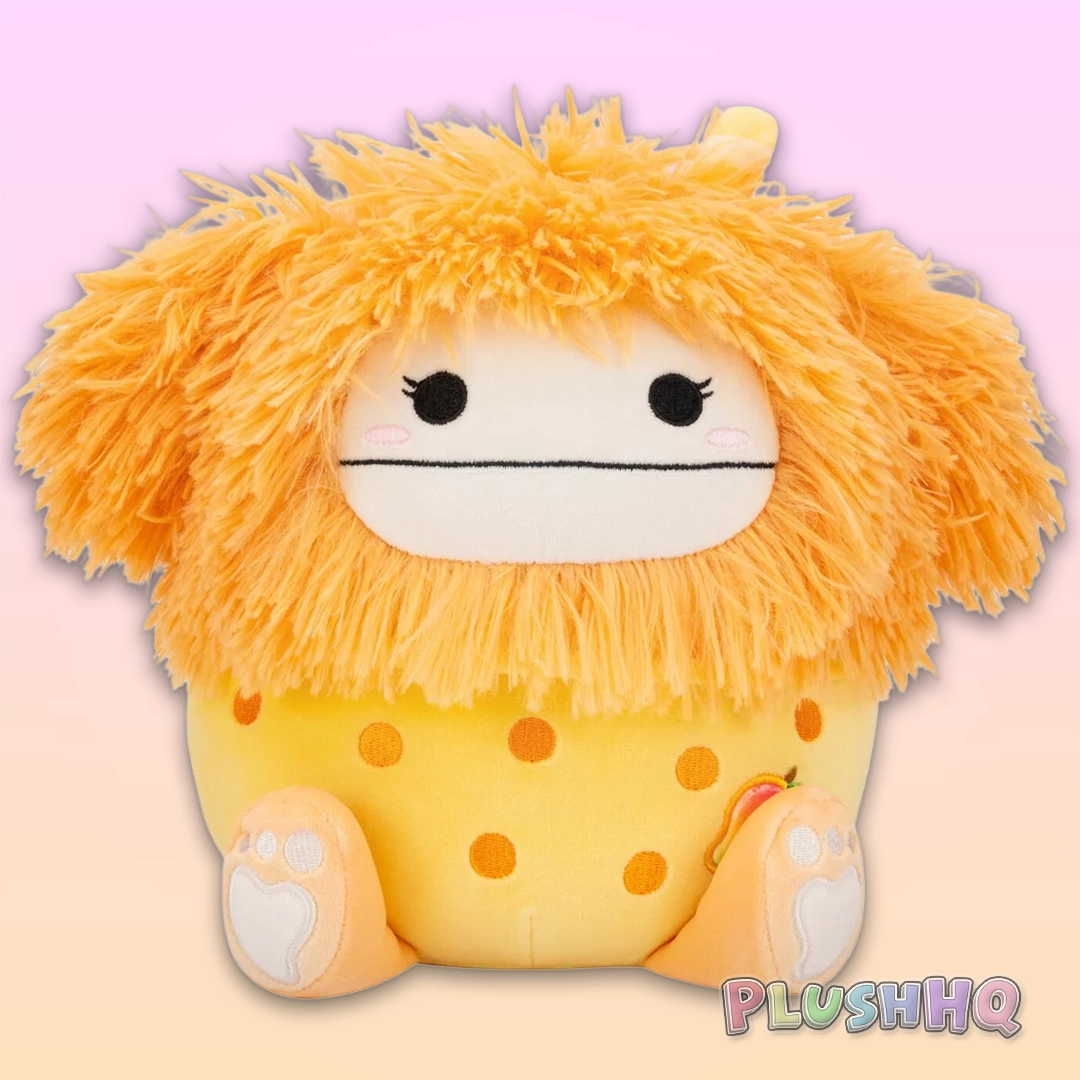 Squishmallows 8-Inch Select Series Shasta the Scented Mango Boba Bigfoot