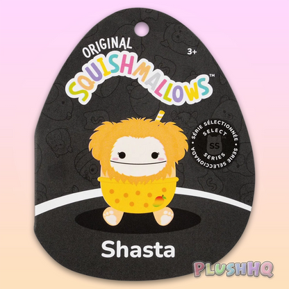 Squishmallows 8-Inch Select Series Shasta the Scented Mango Boba Bigfoot