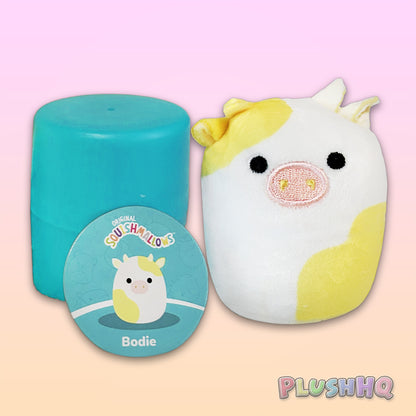 Squishmallows 2.5-Inch Mystery Capsule Bodie the Yellow Cow