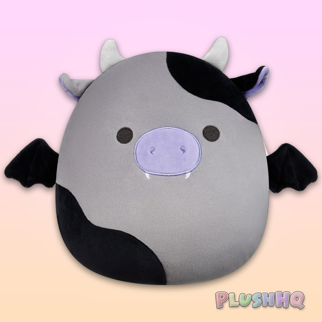 Squishmallows 8-Inch Bridgette the Cow with Bat Wings