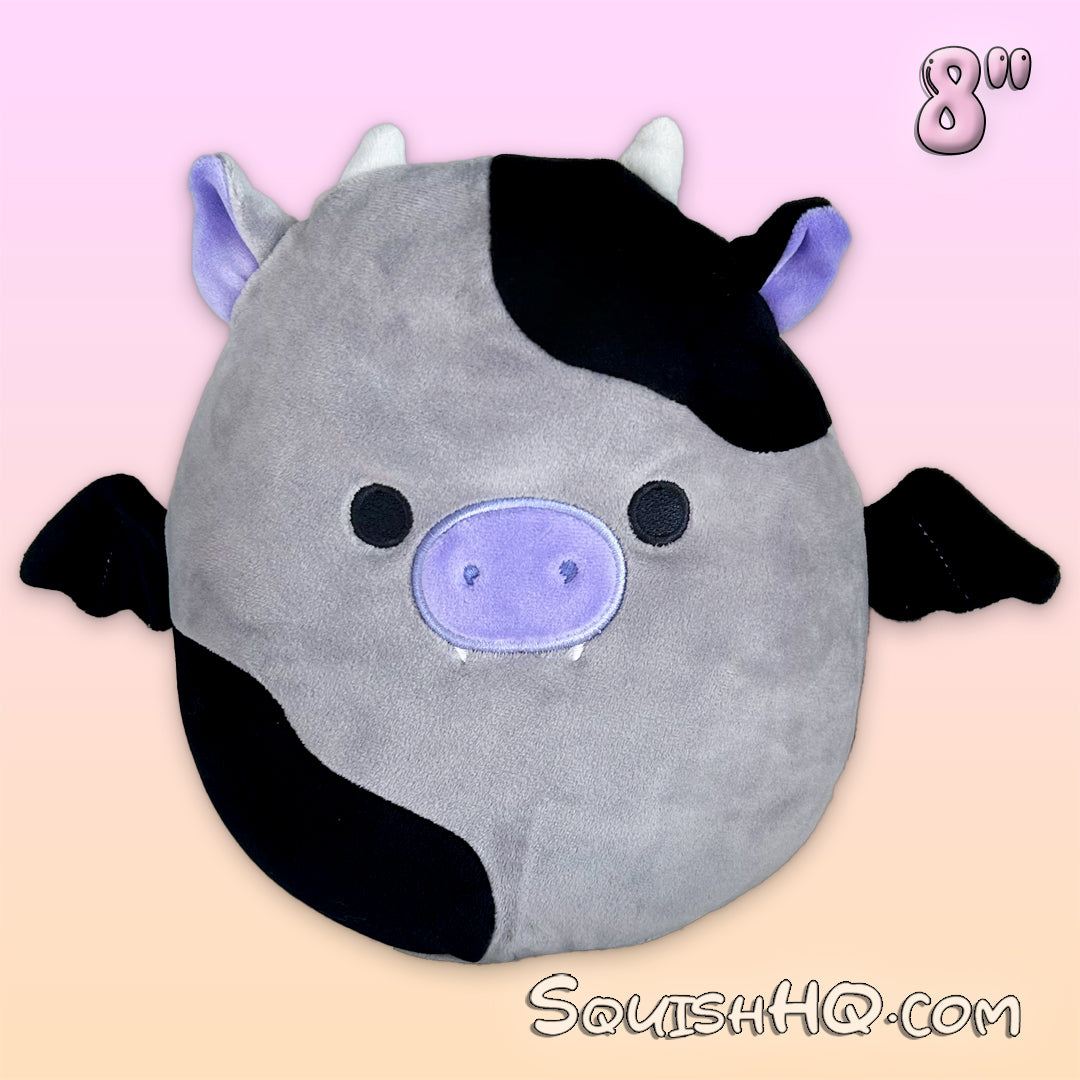 Squishmallows 5-Inch Bridgette the Cow with Bat Wings