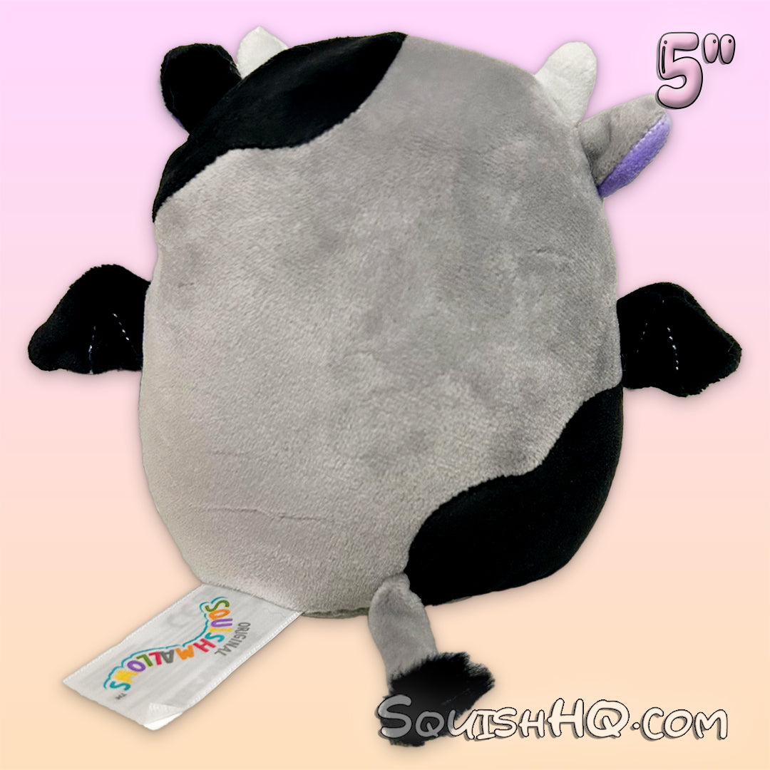 Squishmallows 5-Inch Bridgette the Cow with Bat Wings