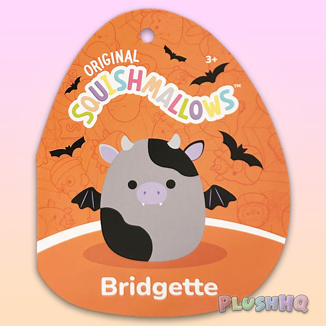 Squishmallows 8-Inch Bridgette the Cow with Bat Wings