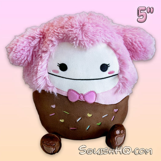 Squishmallows 5-Inch Brina the Bigfoot Chocolate Dipped