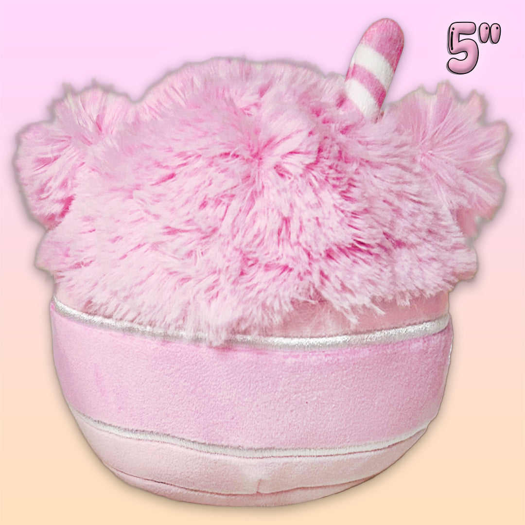 Squishmallows 5-Inch Brina the Bigfoot Strawberry Milk