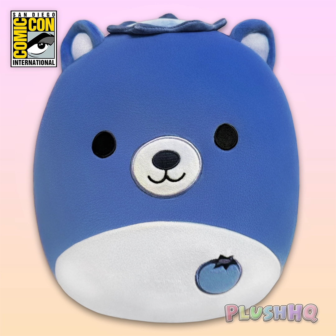 Squishmallows 12-Inch Brunswick the Blueberry Bear SDCC Exclusive