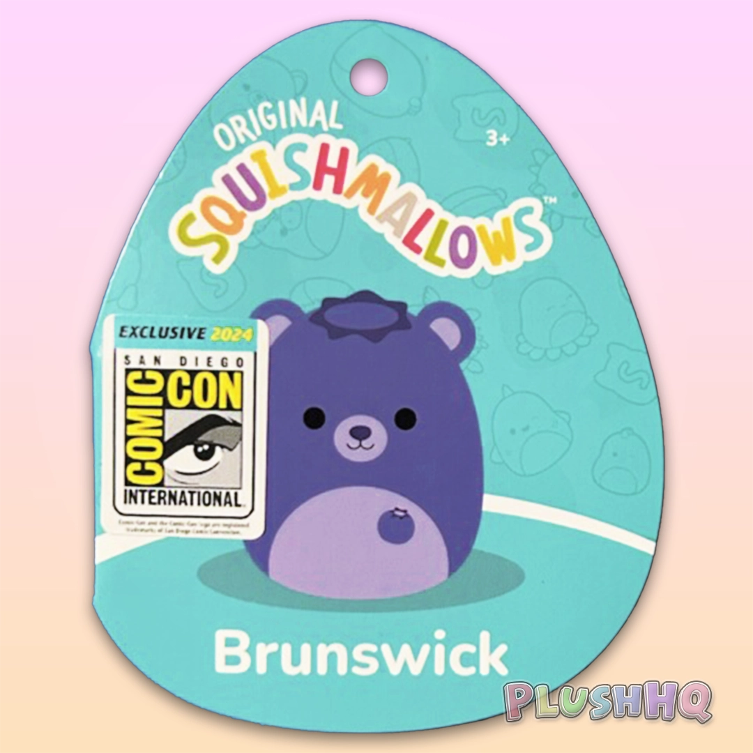 Squishmallows 12-Inch Brunswick the Blueberry Bear SDCC Exclusive