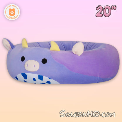 Squishmallows 20-Inch Pet Bed Bubba the Cow