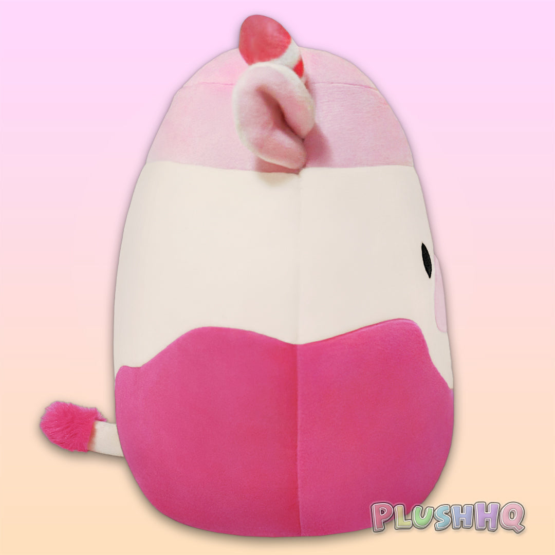 Squishmallows 8-Inch Select Series Caedyn the Strawberry Milk Scented Cow