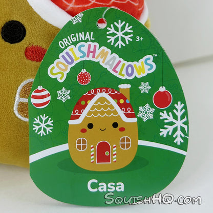 Squishmallows 5-Inch Casa the Gingerbread House