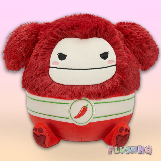 Squishmallows 8-Inch Select Series Cecily the Bigfoot Hot Sauce