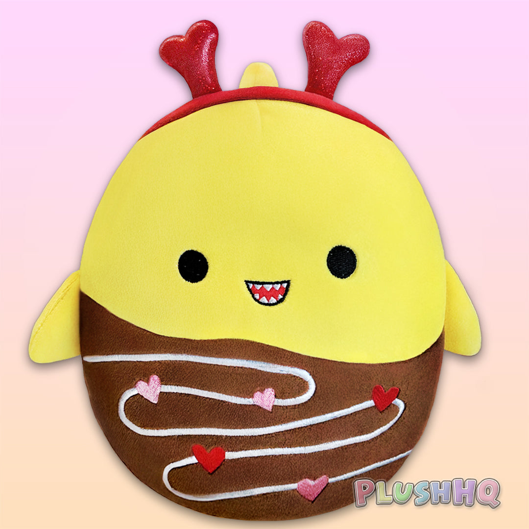 Squishmallows 8-Inch Chandler the Shark Chocolate Dipped