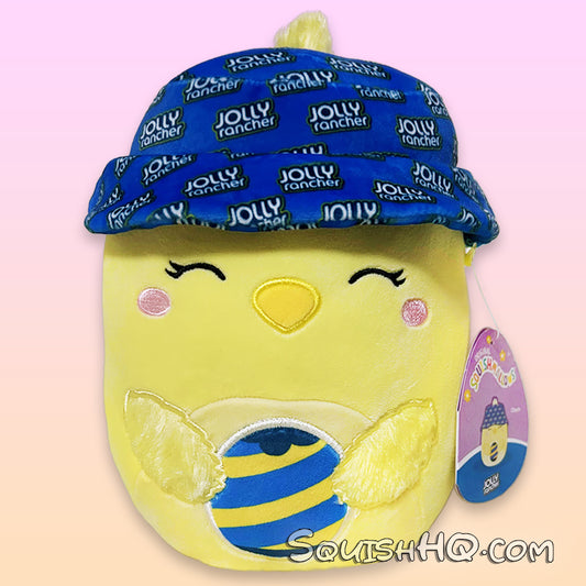 Squishmallows 8" Chuck the Chick with Jolly Rancher Hat