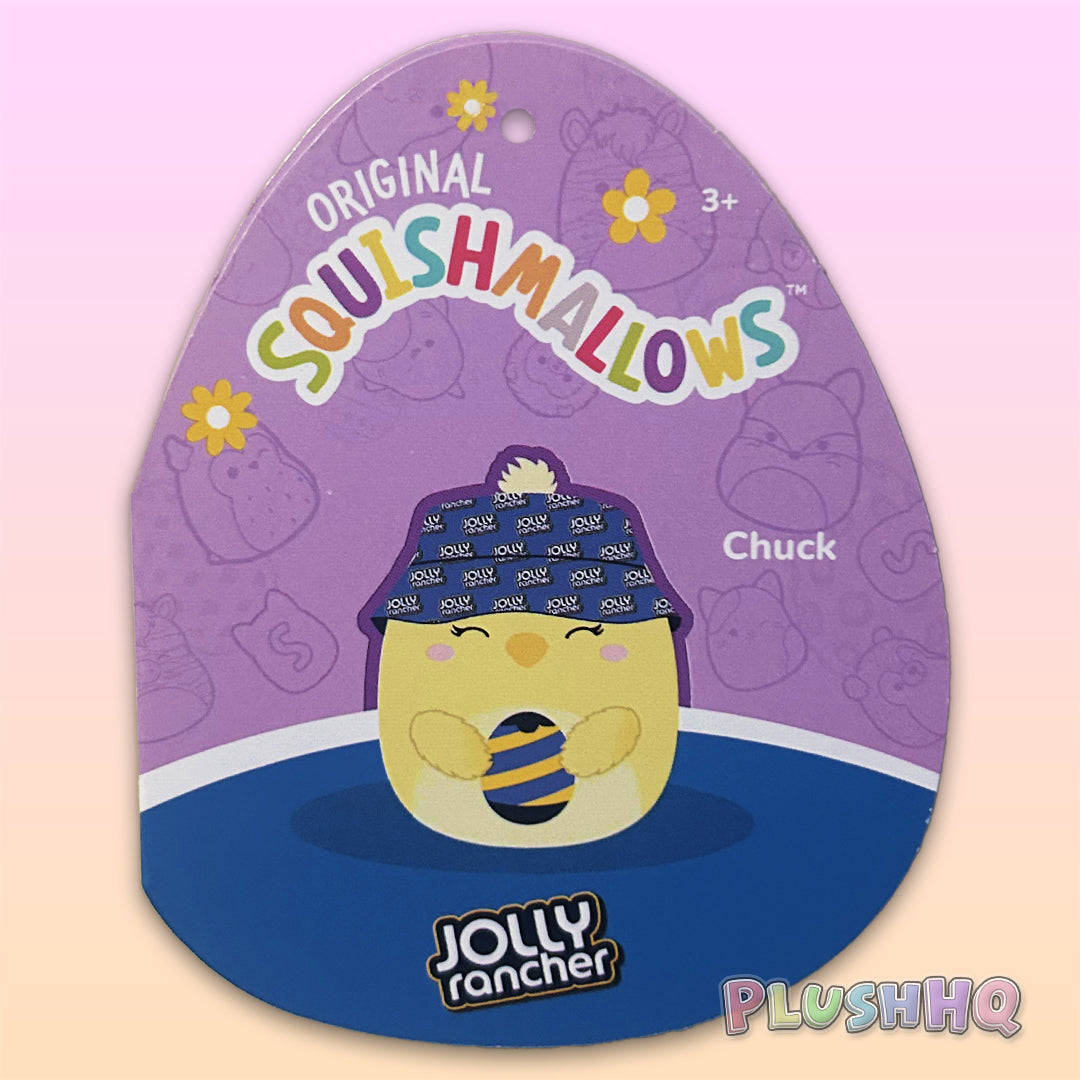 Squishmallows 8" Chuck das Küken mit Jolly Rancher-Hut