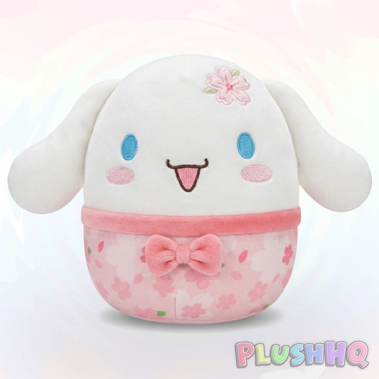 Squishmallows 6.5-Inch Sanrio Hello Kitty & Friends Cinnamoroll Sakura