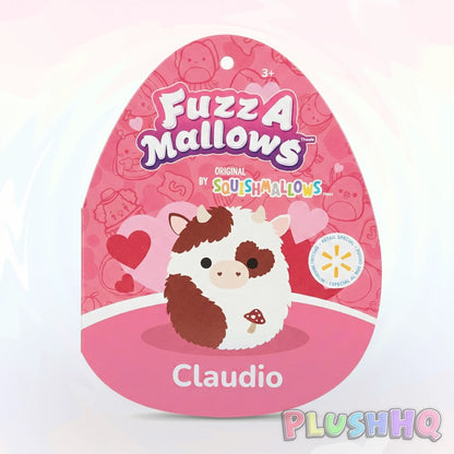 Squishmallows Fuzzamallows 16-Inch Claudio the Cow
