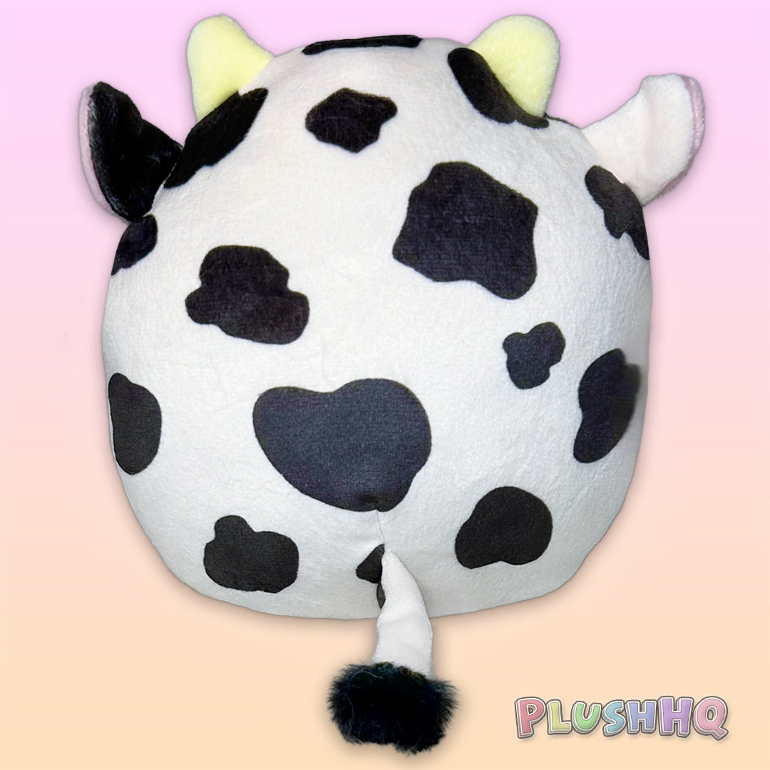 Squishmallows 5-Inch Colin the Cow with Carrot Juice