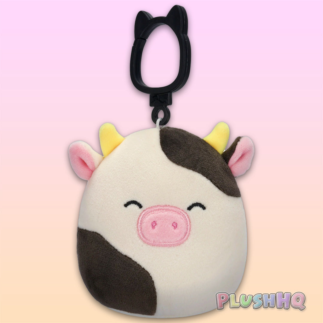 Squishmallows 3.5-Inch Clip Select Series Connor the Cow