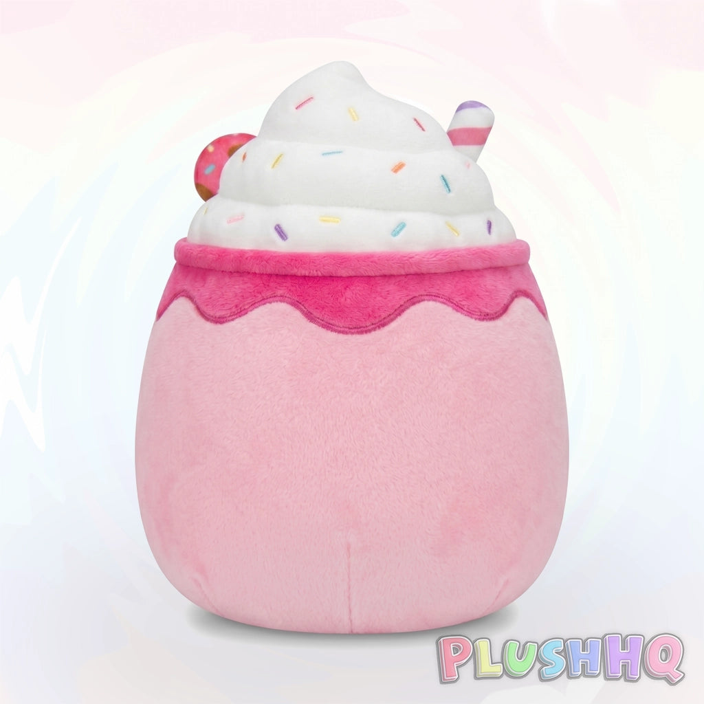 Squishmallows 5-Inch Cunégonde the Strawberry Milkshake Strawberry Scented Mystery Squad