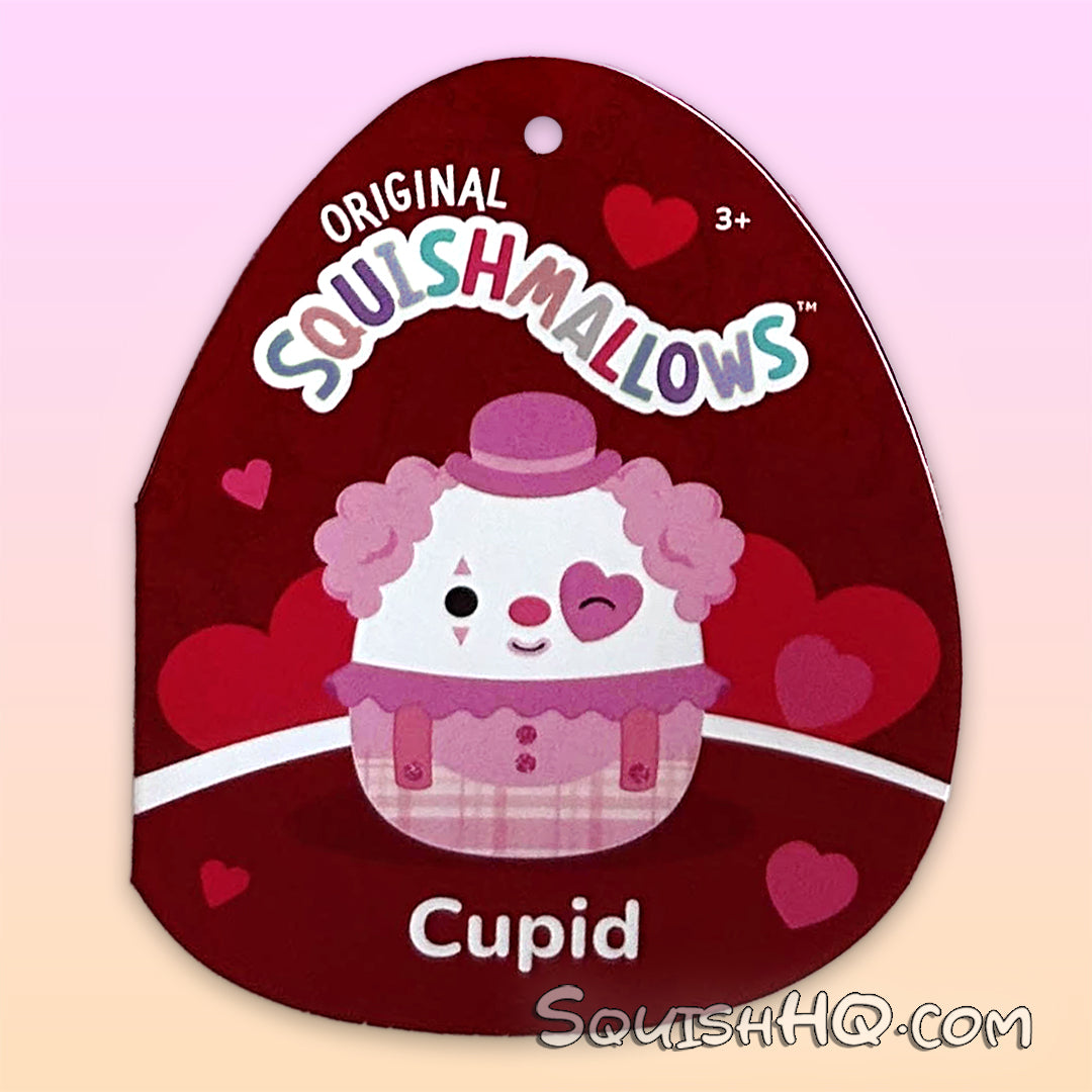 Squishmallows 8-Inch Cupid the Valentine Clown