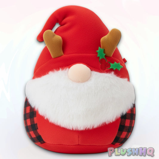 Squishmallows 4.5-Inch Eisenhower the Christmas Gnome
