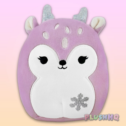 Squishmallows 5-Inch Falala the Pink Snowflake Deer