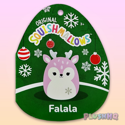 Squishmallows 5-Inch Falala the Pink Snowflake Deer