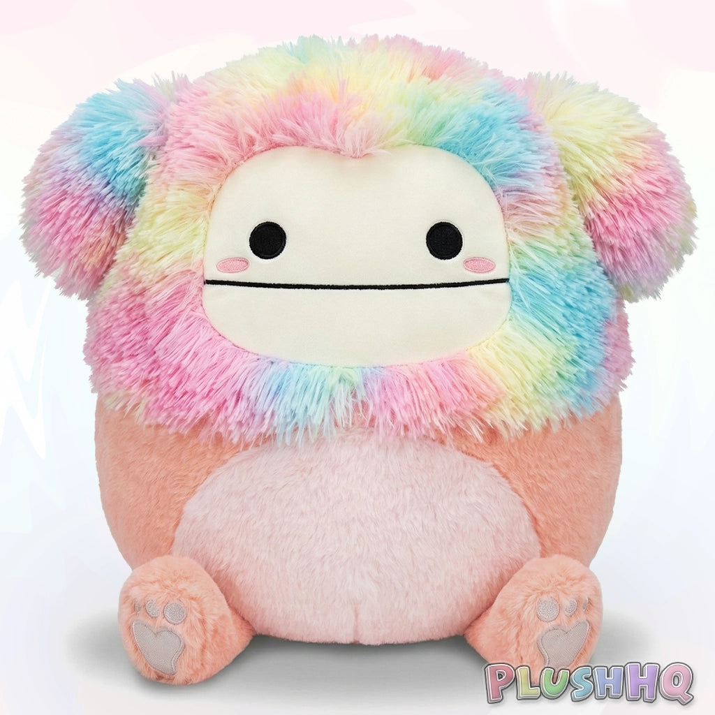 Squishmallows 12-Inch Fuzz-A-Mallows Diane the Bigfoot