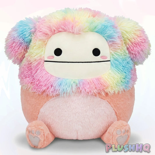 Squishmallows 12-Inch Fuzz-A-Mallows Diane the Bigfoot