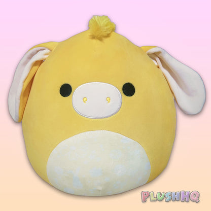 Squishmallows 12-Inch Gavyn the Donkey Floral Pattern