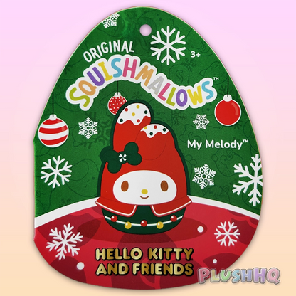 Squishmallows 8-Inch Sanrio Christmas My Melody Frosting Ears
