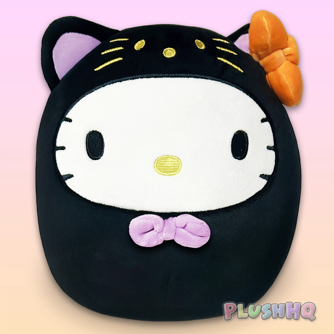 Squishmallows 8-Inch Sanrio Hello Kitty Black Cat