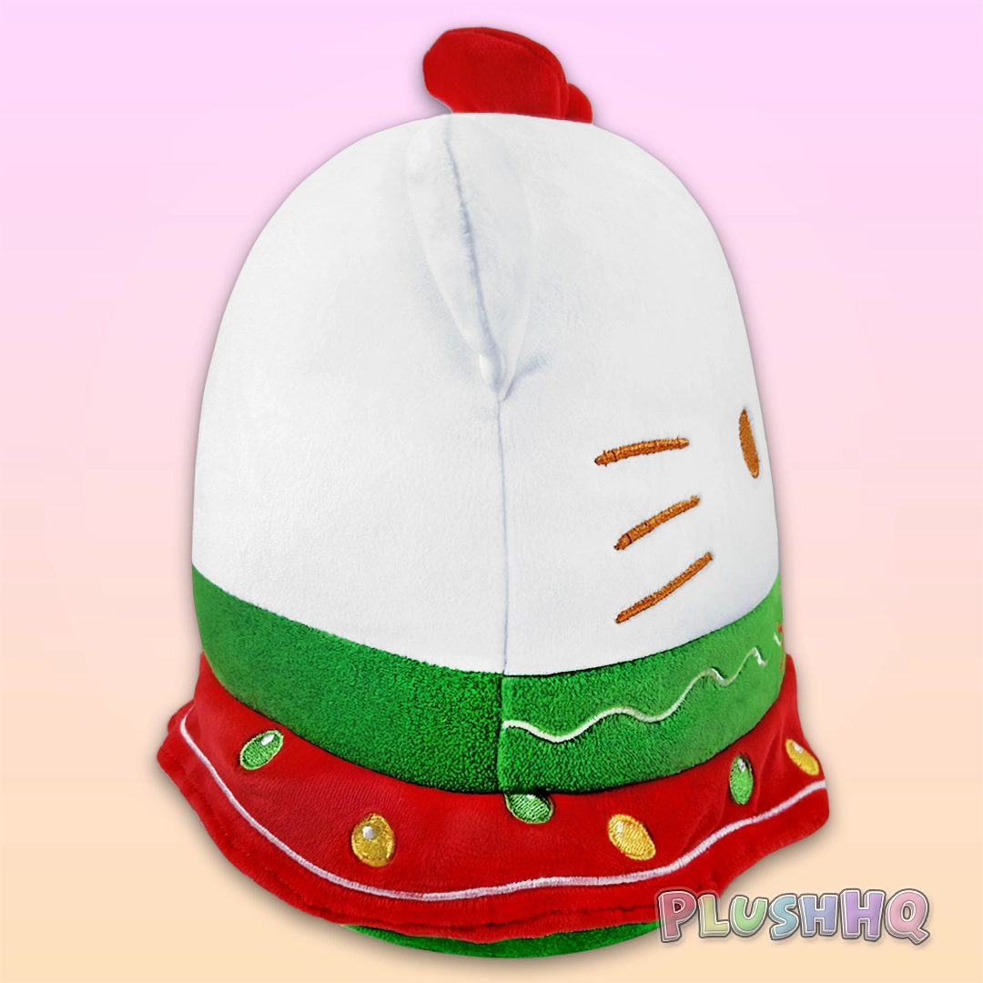 Squishmallows 8-Inch Sanrio Hello Kitty in Christmas Ornament Skirt