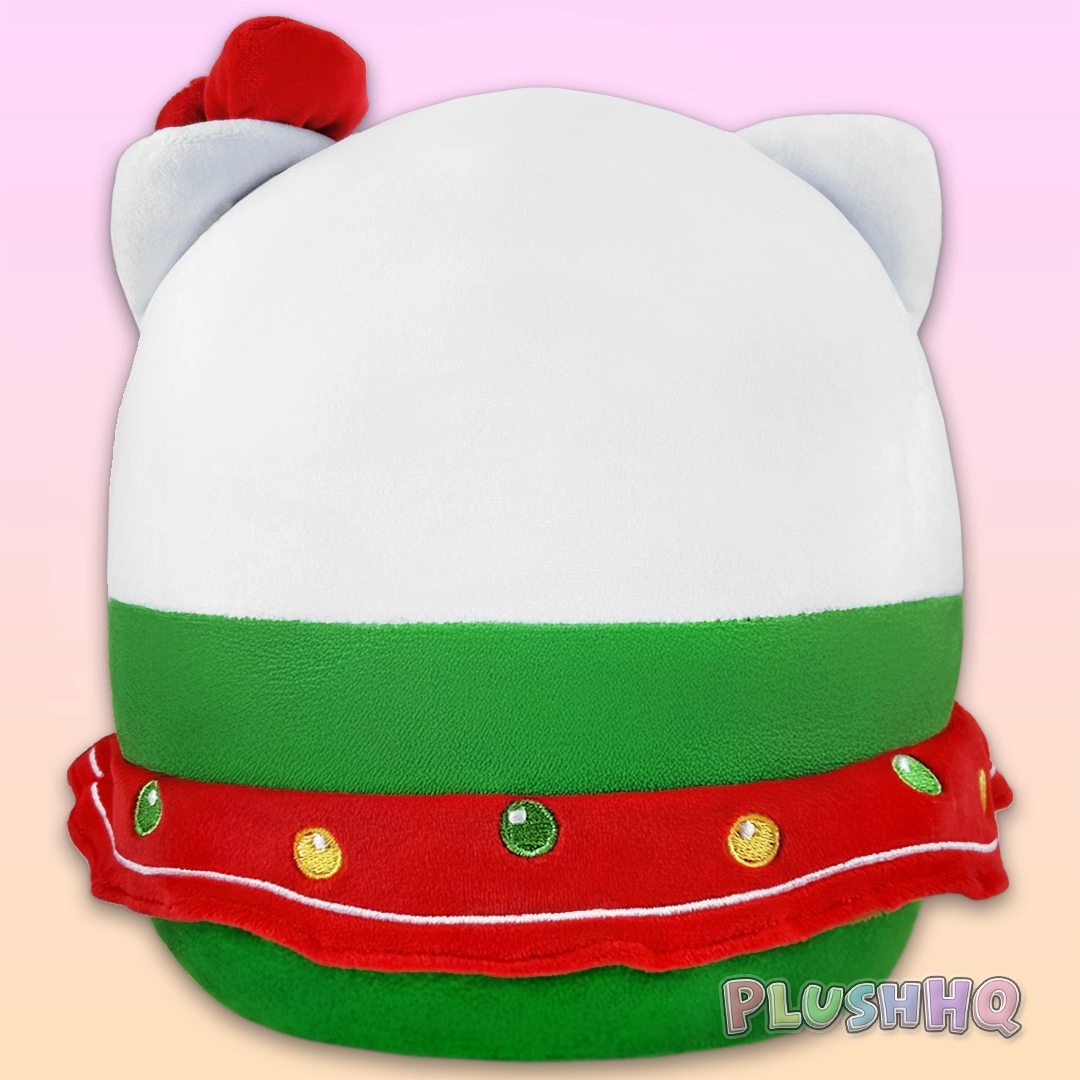 Squishmallows 8-Inch Sanrio Hello Kitty in Christmas Ornament Skirt