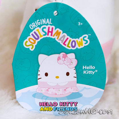 Squishmallows 6.5” Sanrio Hello Kitty in Pink Dress