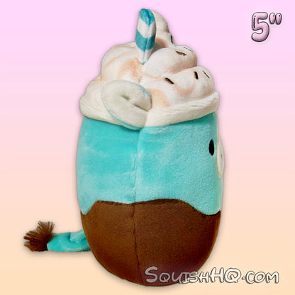 Squishmallows 5-Inch Ingeborg the Mint Chip Milkshake Cow