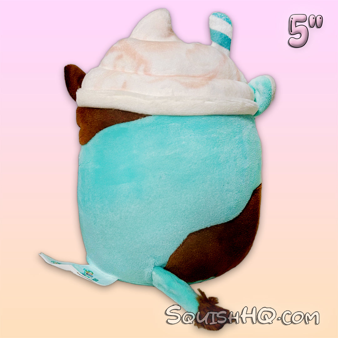 Squishmallows 5-Inch Ingeborg the Mint Chip Milkshake Cow