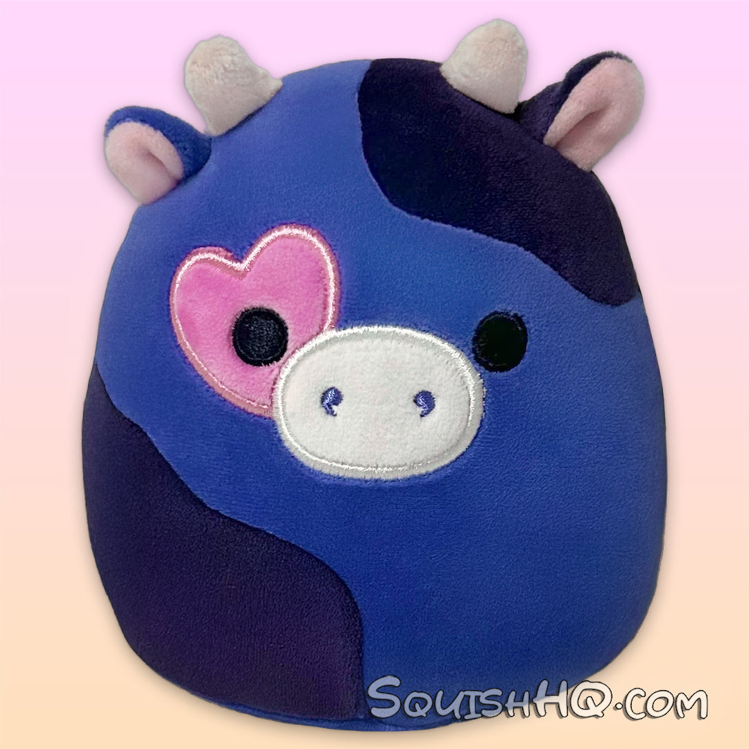 Squishmallows 5-Inch Ingred the Cow with Heart