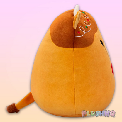 Squishmallows 11-Inch Jericho the Gingerbread Cow