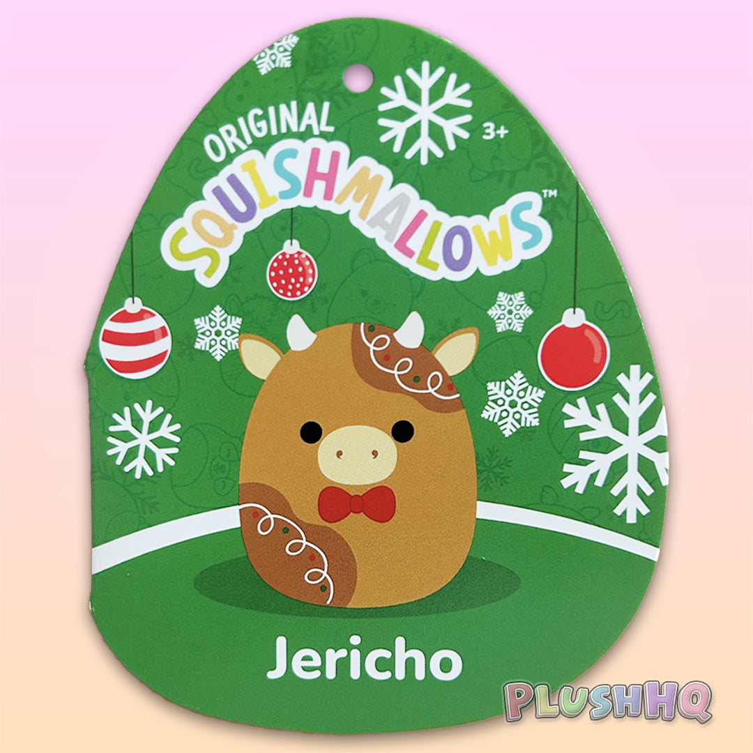 Squishmallows 11-Inch Jericho the Gingerbread Cow