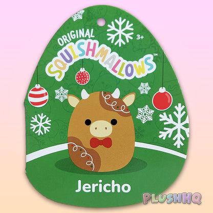 Squishmallows 11-Inch Jericho the Gingerbread Cow