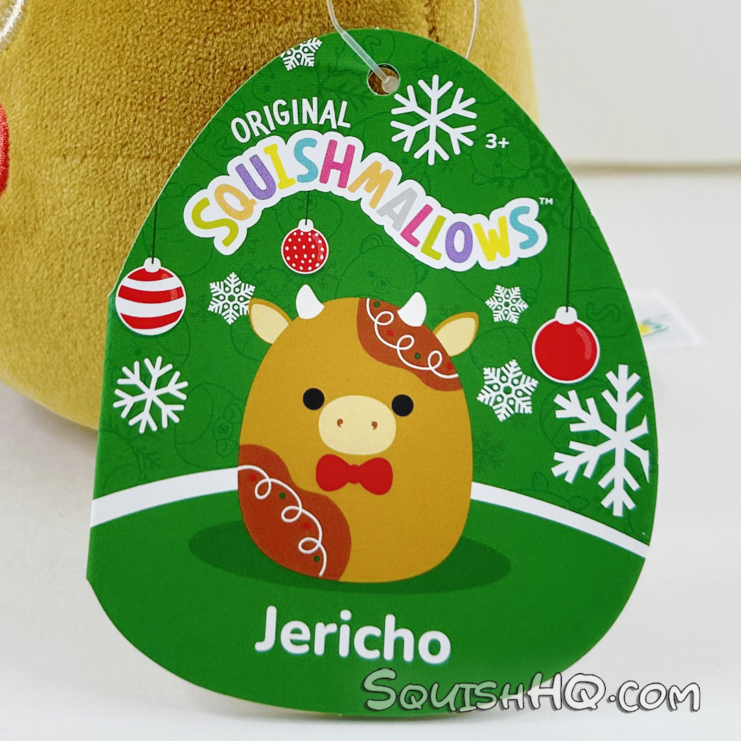 Squishmallows 5-Inch Jericho the Gingerbread Cow