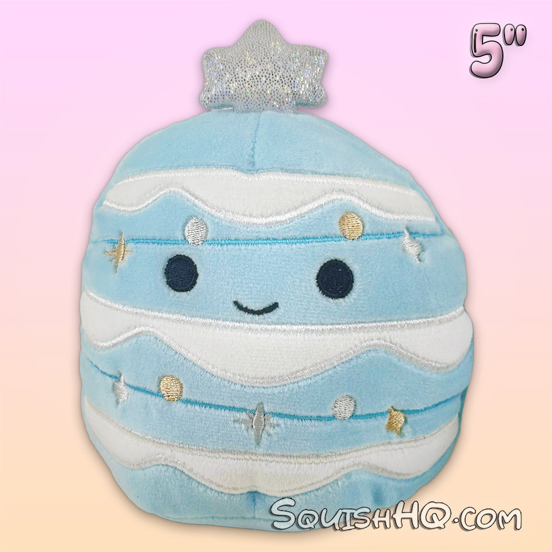 Squishmallows 5-Inch Keiko the Teal Christmas Tree