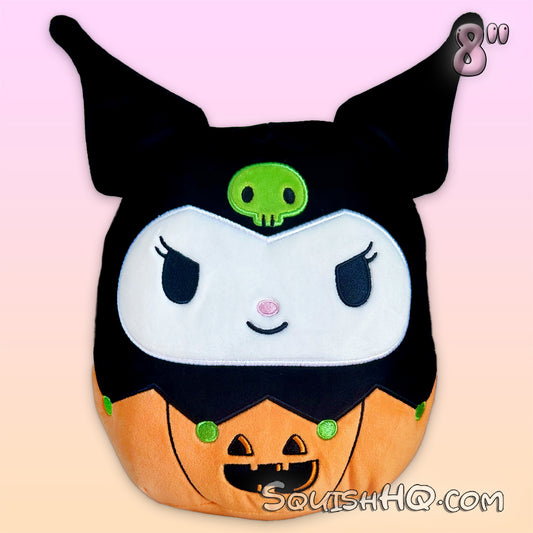 Squishmallows 8-Inch Sanrio Kuromi Jack-O-Lantern